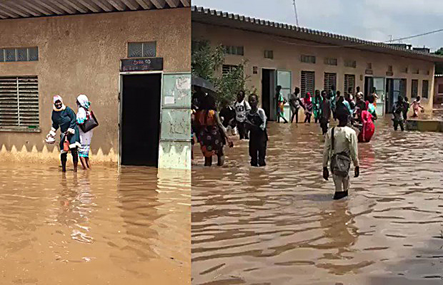 écoles inondées Dakar